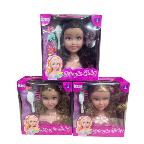 Yarım Vücut Makyajlı Manken Büstü