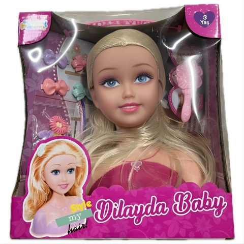 Yarım Vücut Makyajlı Manken Büstü