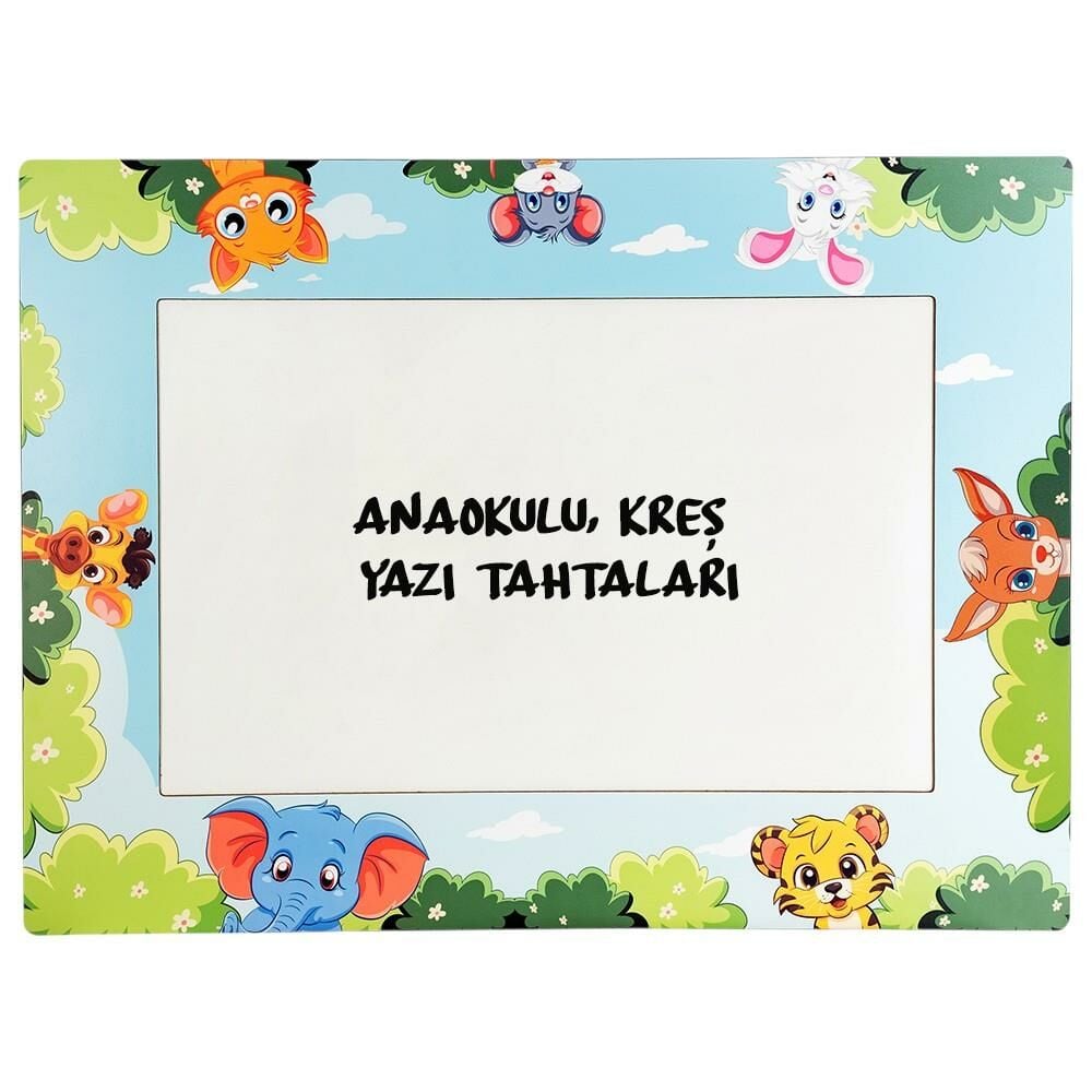 Ahşap Figürlü Yazı Tahtası 135*100