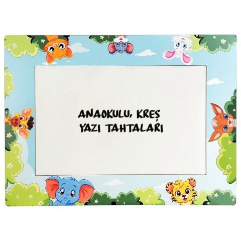 Ahşap Figürlü Yazı Tahtası 135*100