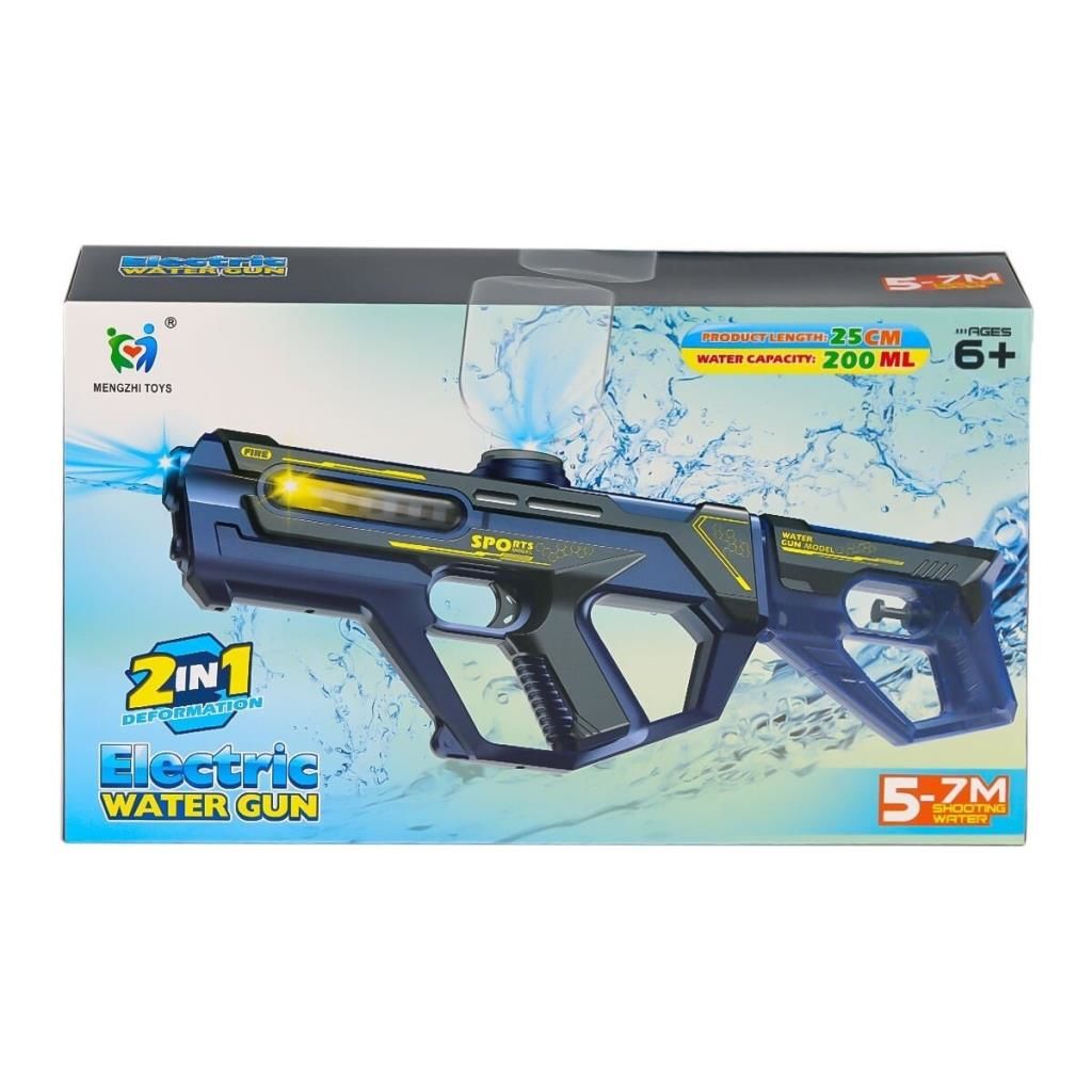 Şarjlı Işıklı Su Tabancası 2 in 1 1003