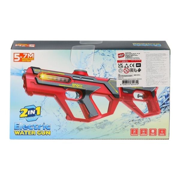 Şarjlı Işıklı Su Tabancası 2 in 1 1003