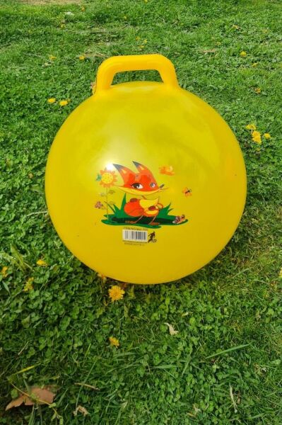 Zıp Zıp Kanguru Zıplama Plates Topu Çocuk Plates Topu 100 Cm Çap 55 Cm