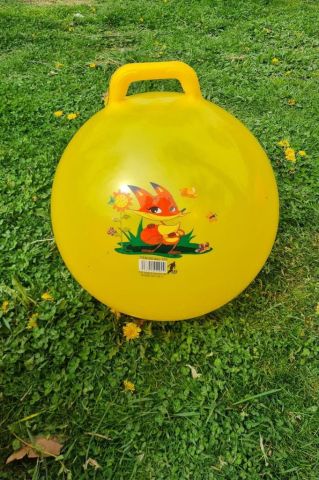 Zıp Zıp Kanguru Zıplama Plates Topu Çocuk Plates Topu 100 Cm Çap 55 Cm