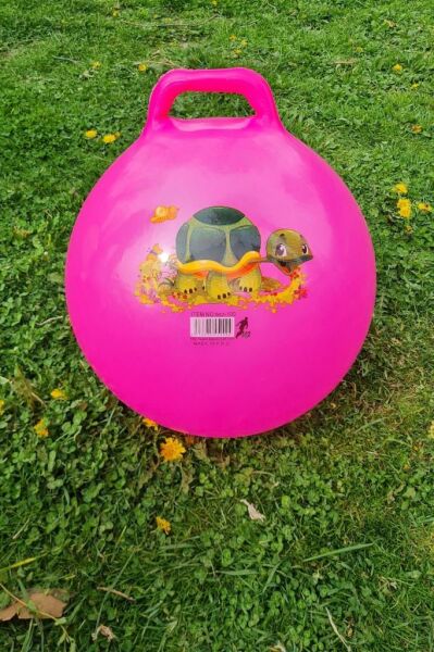 Zıp Zıp Kanguru Zıplama Plates Topu Çocuk Plates Topu 100 Cm Çap 55 Cm