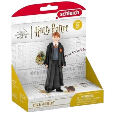 Schleich Harry Potter Büyücülük Dünyası Mini Figür Ron Weasley ve Scabbers 42634