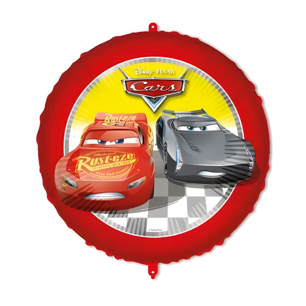 18'' Folyo Balon Cars Top Racers Yuvarlak 46 Cm