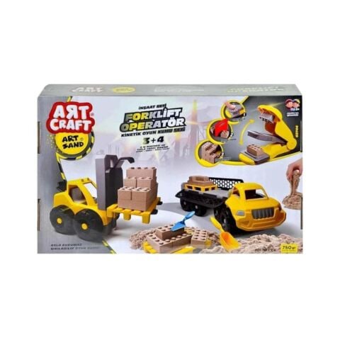 Art Craft Forklift Operatör Kinetik Kum Oyun Seti 750 Gr.