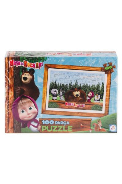 MASHA VE KOCA AYI 100 PARÇA PUZZLE