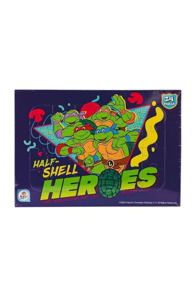 Ninja Kaplumbağa Taslamalı 24 Parça Frame Puzzle 1