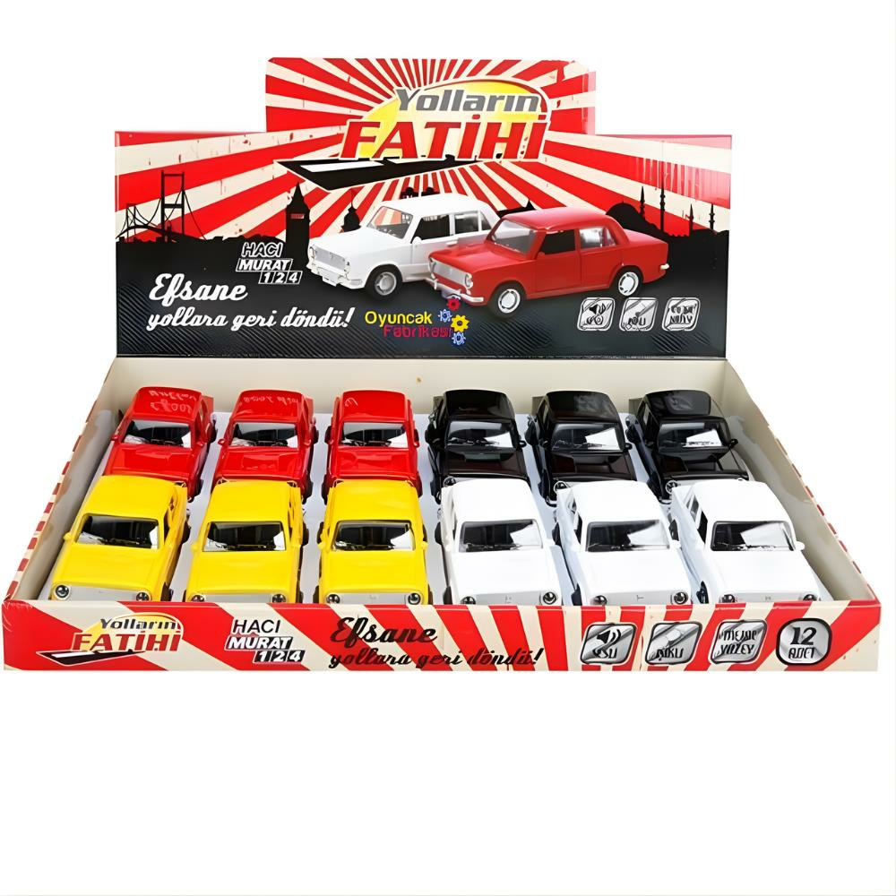 Oyuncak Metal Çek Bırak Araba Murat 124 Sesli Işıklı