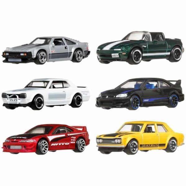 Hot Wheels Japon Temalı 1:64 6’lı Araba Seti