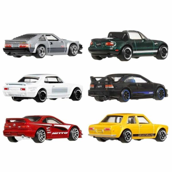 Hot Wheels Japon Temalı 1:64 6’lı Araba Seti