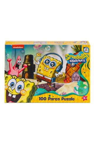 SüngerBob 100 Parça Kutu Puzzle