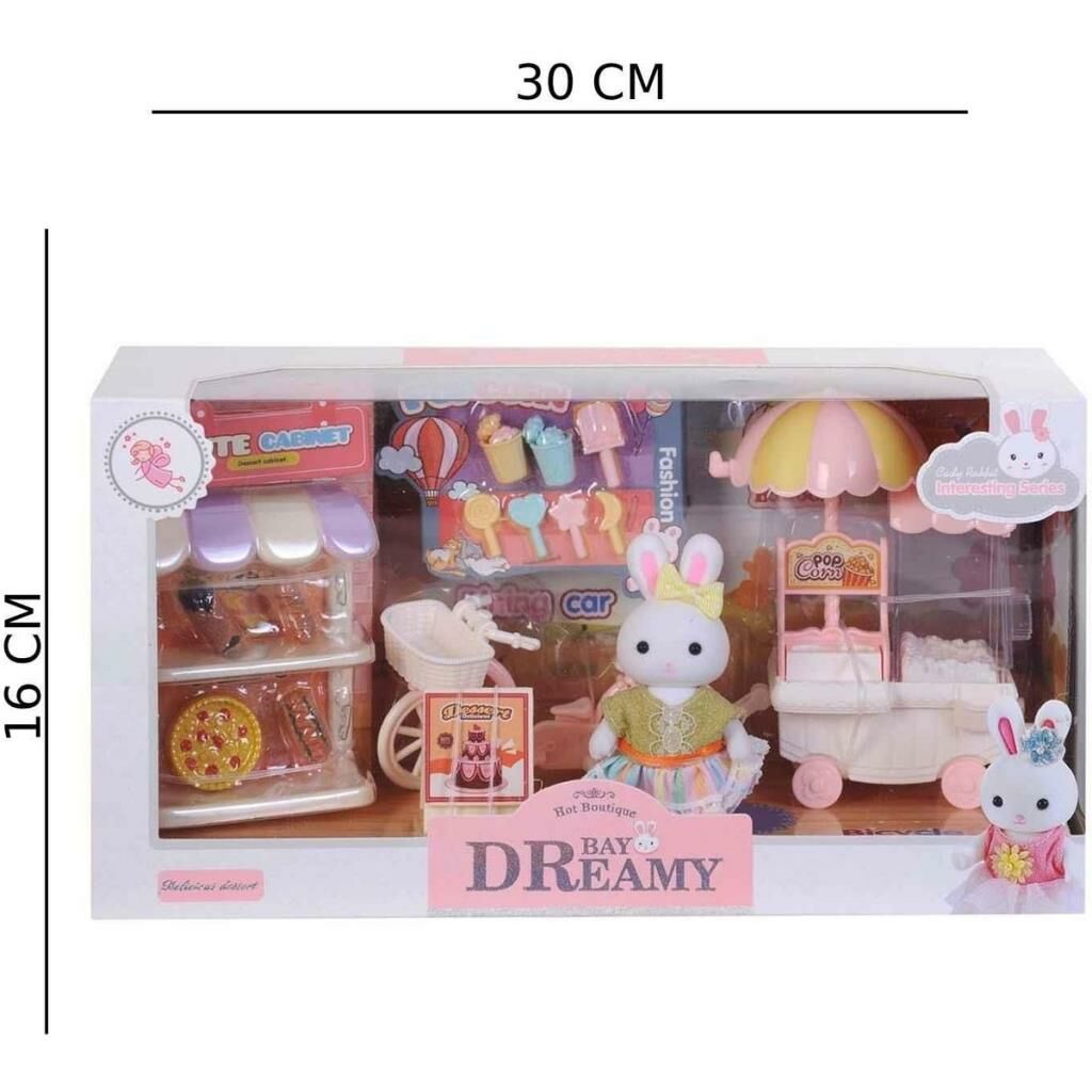 Mini Tavşan Ailesi Popcorn Set