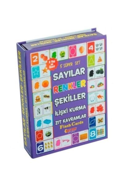 Sayılar Renkler Şekiller Süper Set
