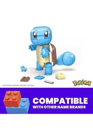Pokemon Mega Construx Pokemon Squirtle Buildable 199 Parça