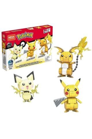 Mega Pokemon Yap Ve Oyna Figürler Pikachu Dönüşüm 3 Lüsü GYH06