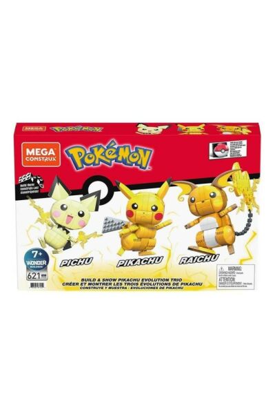 Mega Pokemon Yap Ve Oyna Figürler Pikachu Dönüşüm 3 Lüsü GYH06