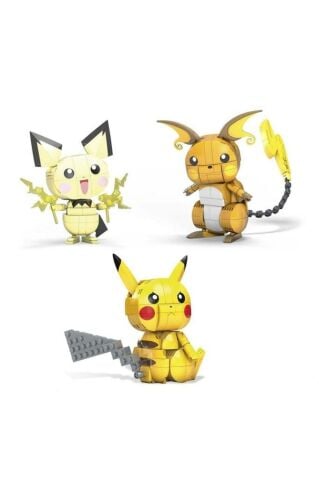 Mega Pokemon Yap Ve Oyna Figürler Pikachu Dönüşüm 3 Lüsü GYH06
