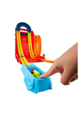 Hot Wheels Track Builder Benzin Bidonu Akrobasi Seti Hdx78