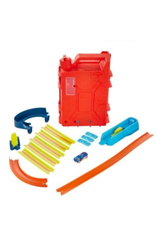 Hot Wheels Track Builder Benzin Bidonu Akrobasi Seti Hdx78