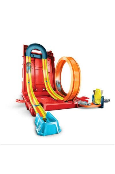 Hot Wheels Track Builder Benzin Bidonu Akrobasi Seti Hdx78