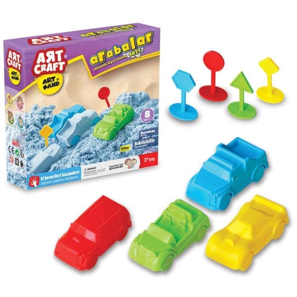 500 GR ARTSAN ARABALAR KUM SETİ