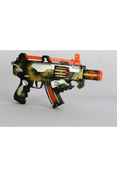 Oyuncak Silah Pilli Işıklı Sesli Taramalı Silah Oyuncak Asker Silahı