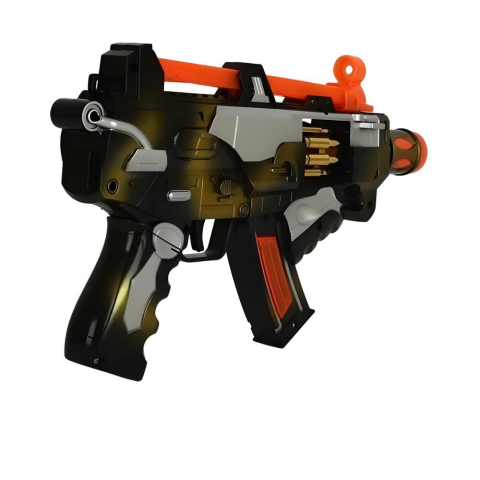 Oyuncak Silah Pilli Işıklı Sesli Taramalı Silah Oyuncak Asker Silahı