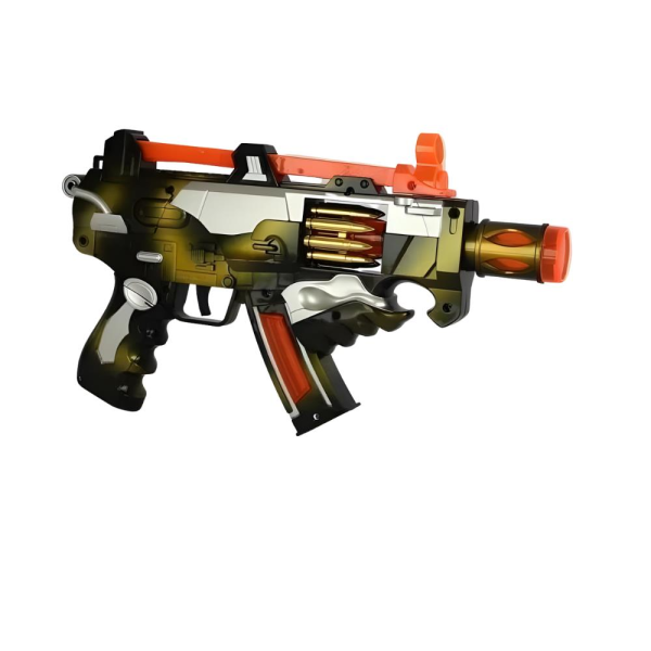 Oyuncak Silah Pilli Işıklı Sesli Taramalı Silah Oyuncak Asker Silahı