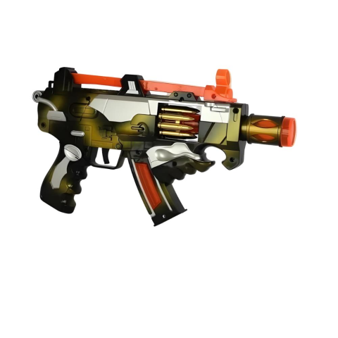 Oyuncak Silah Pilli Işıklı Sesli Taramalı Silah Oyuncak Asker Silahı