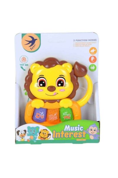 Pilli Sevimli Küçük Aslan Piyano