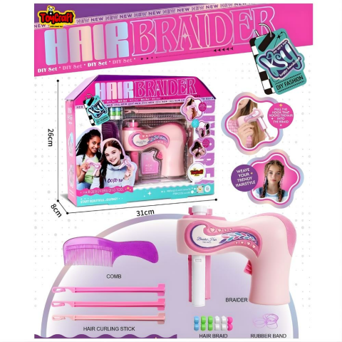 Toy Craft Saç Örme Makinesi Full Set
