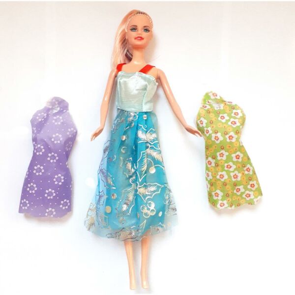 Anliliy Bebek 2 Yedek Elbiseli