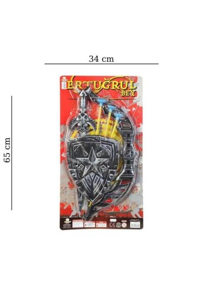 Büyük Kılıç Kalkan Ok Yay Set