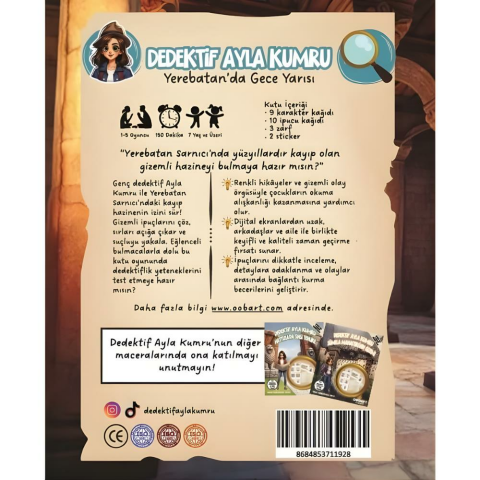 Dedektif Ayla Kumru Yerebatan'da Gece Yarısı Dedektiflik Oyunu