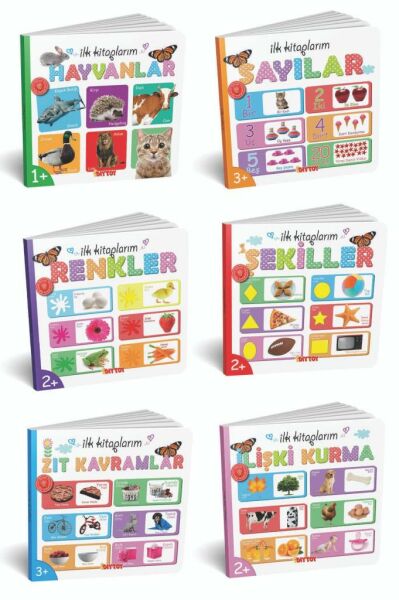 Eğitici İlk Kitaplarım Serisi Set 6 Adet