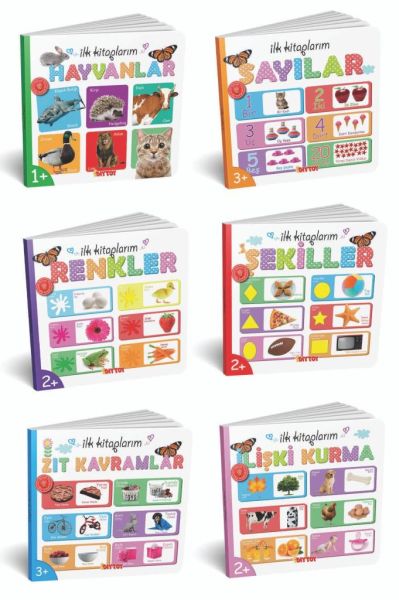 Eğitici İlk Kitaplarım Serisi Set 6 Adet