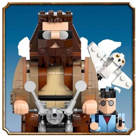 LEGO Harry Potter Hagrid ve Harry’nin Motosiklet Yolculuğu 76443 - 9 Yaş ve Üzeri Çocuklar ve Yetişkinler için Koleksiyonluk Yaratıcı Oyuncak Yapım Seti (617 Parça)