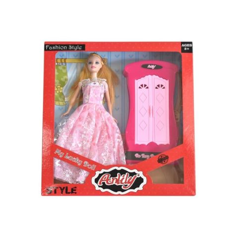 Kutuda Anlily Dolaplı Bebek