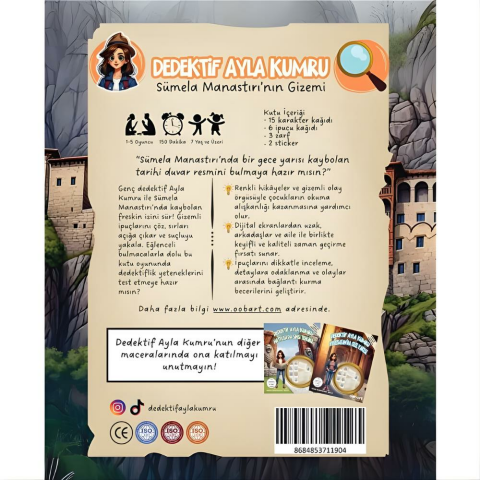 Dedektif Ayla Kumru Sümela Manastırı'nın Gizemi Dedektiflik Oyunu