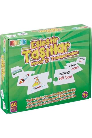 Eşleştir Mukavva Puzzle Taşıtlar