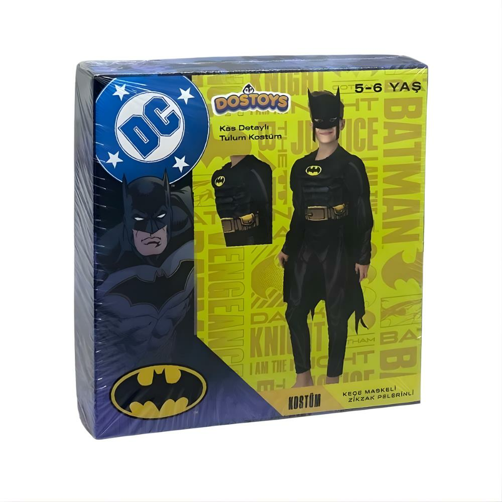 Oceanfour Oyuncak Batman Kaslı Kostüm 5-6 Yaş