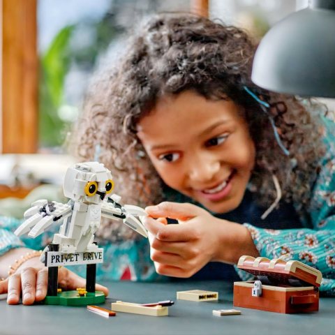 LEGO® Harry Potter™ Hedwig™, Privet Drive 4 Numara’da 76425 -Harry Potter Hayranları için Koleksiyonluk Yaratıcı Oyuncak Yapım Seti
