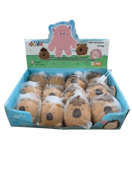 Squishy Oyuncak Çikolatalı Tatlı Kapıbara Torbada