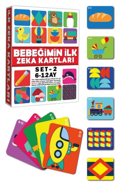 Bebeğimin İlk Zeka Kartları Set-2 / 6-12 Ay