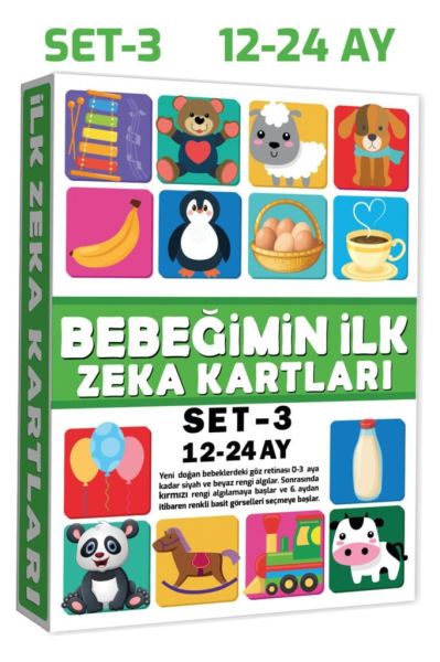 Bebeğimin İlk Zeka Kartları Set-3 12-24