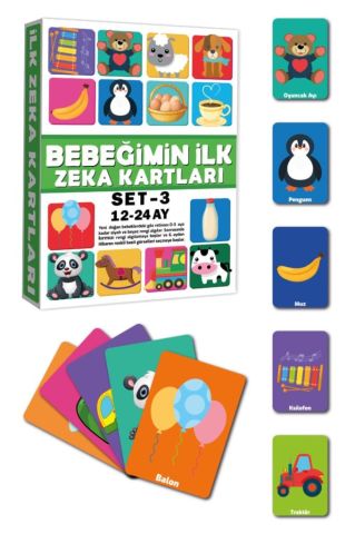 Bebeğimin İlk Zeka Kartları Set-3 12-24