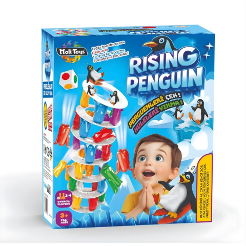 Moli Toys Rising Penguin- Penguen Kulesi Denge Oyunu